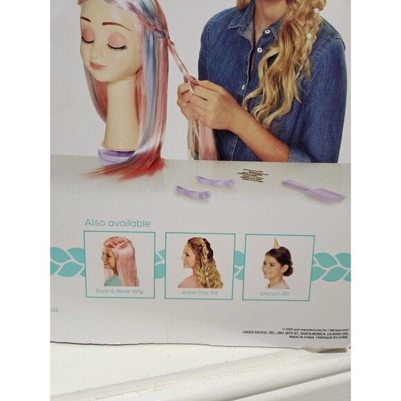 SOLD Styling Head Play Doll With Fashion Hair Accessories And BONUS Pretend Wig - Picture 8 of 9